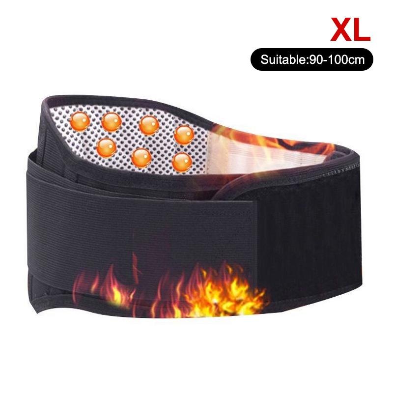 Adjustable Magnetic Waist Belt Therapy Back Women Man Massage Steel Plate Support Protector Self-heating Massager Strap