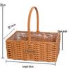 Handcrafted Bamboo and Rattan Flower Arrangement Basket for Flower Girls