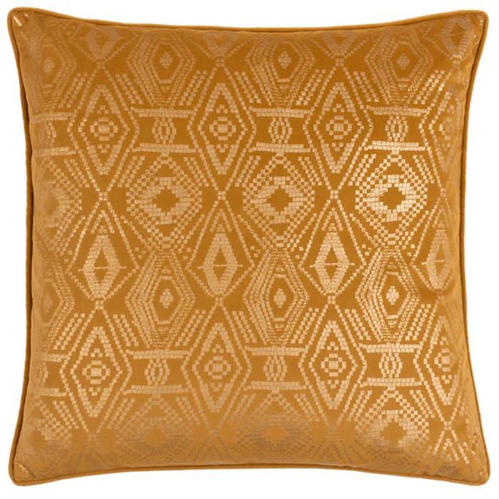 Paoletti Tayanna Velvet Metallic Cushion Cover