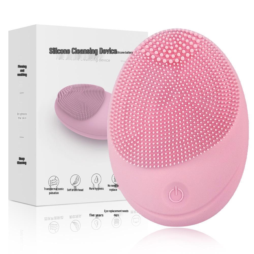Rechargeable Silicone Sonic Facial Cleansing Brush for Men & Women