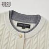 Teenie Weenie Women's Bear Cartoon Knitted Cardigan