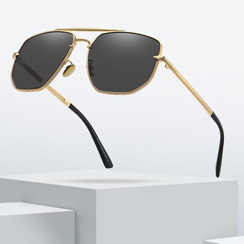 Fashion Sunglasses Men Cool Driving Glasses Goggle Summer Metal Vintage Pilot Sun Glasses Punk