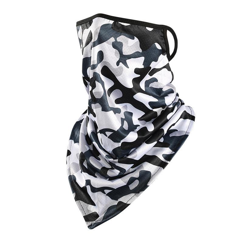 1/2Pcs Motorcycle Balaclava Camouflage Face Ice Silk Mask Anti-UV Running Riding Face Shield Sports Headwrap Moto Accessories