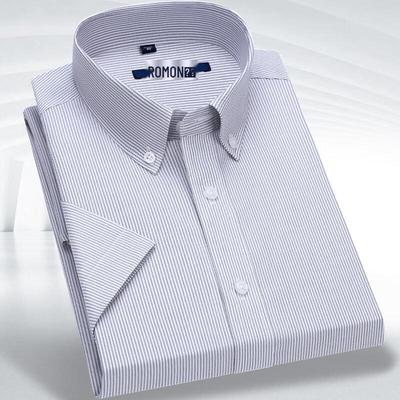 Herren Kurzarm Bügelfreies Hemd