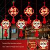 New Year Decorations Banners Set With Cardstock For Festive Scene Enhancement