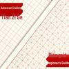 Thickened Bleed-resistant Calligraphy Practice Book with Mi Zi Ge & Tian Zi Ge Grids for Fountain Pen Use In Primary Schools
