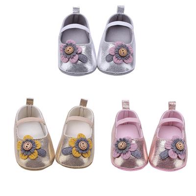 Flower Baby Shoes Anti-slip Slippers Sunflower Baby Moccasins