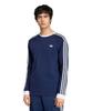 3-Stripe Long Sleeve T-Shirt - Night Indigo / Kt5066