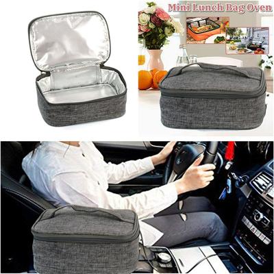 1x USB Heating Lunch Box Portable Outdoor Office Picnic Food Storage Heating Bag
