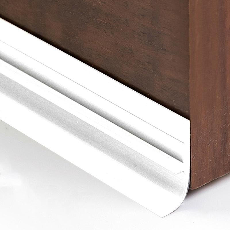 

Уплотнительная полоса для нижней двери, гибкая защита от ветра и шума, дверной стопор, уплотнитель под дверью с клейкой основой 40mm&90cm белый