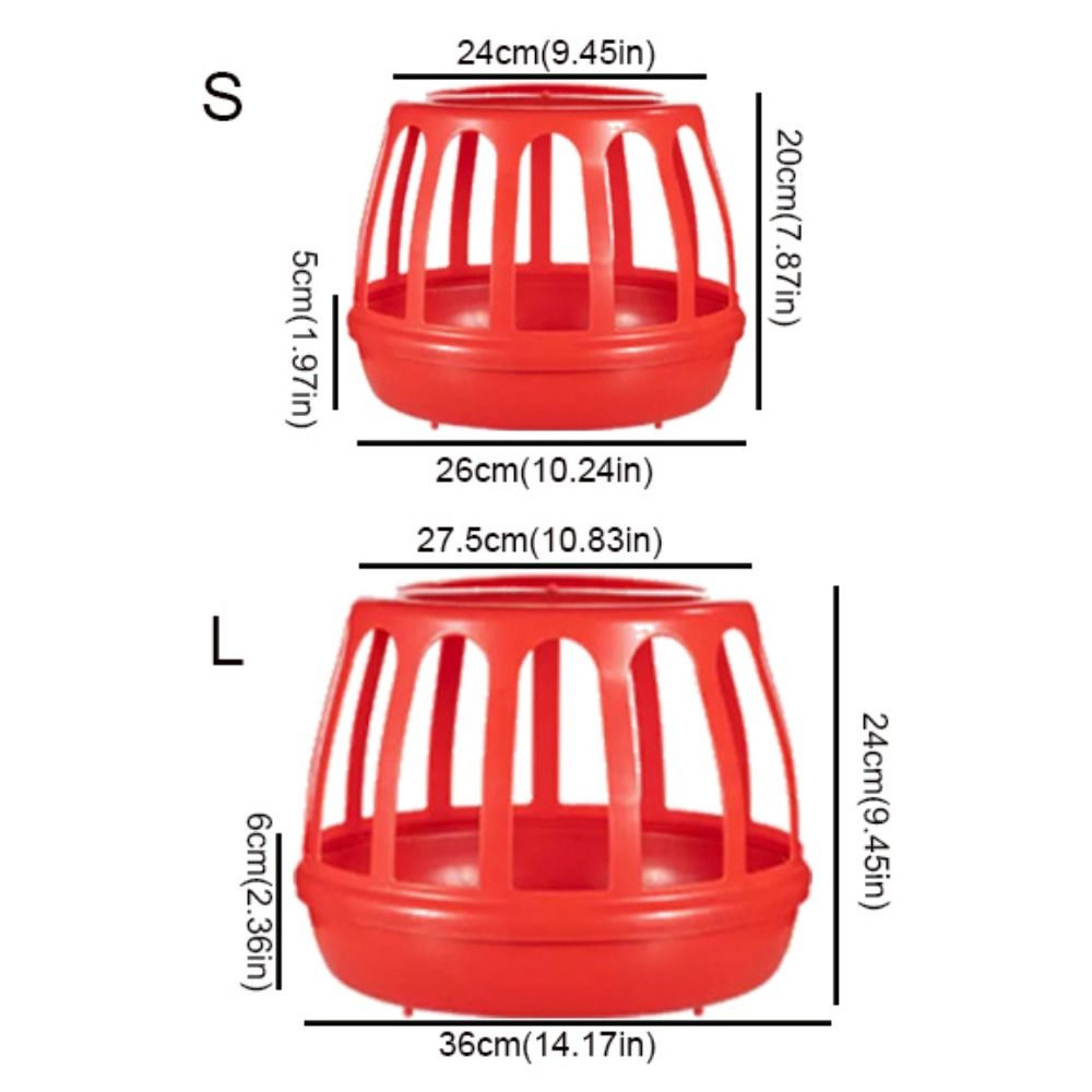 Detachable Chicken Feeding Trough Plastic Poultry Food Trough  For Goose Chicken Birds Pigeon