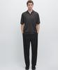 Masimodutti Knit V-Neck Polo Shirt