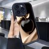 Grooved Black Apricot iPhone 14/15/16/17 Pro Max Case