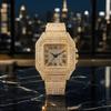 Square Quartz Wristwatch Steel Strap Men Watch Fashion Classic Luxury Business Watch  Jewelry Watch