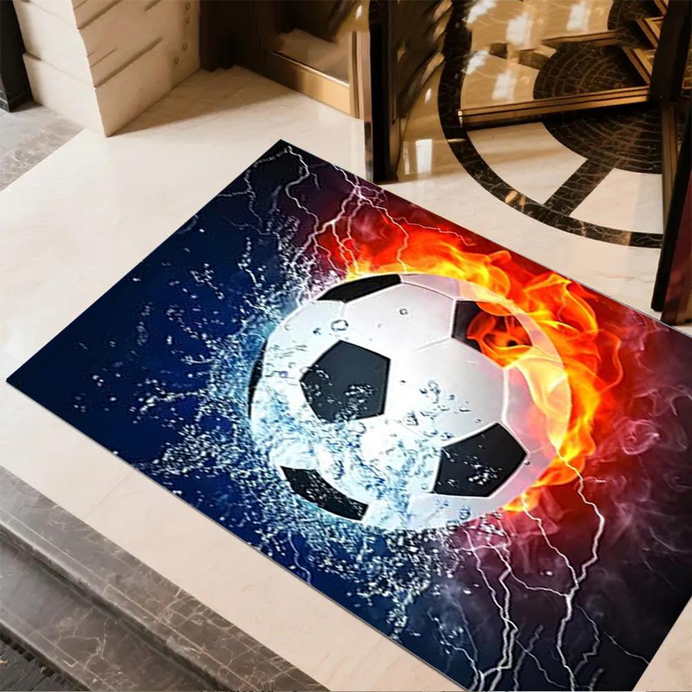 1pc Soccer Ball rug home carpet design for office decor gift living room bedroom