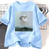 Cowboy Cat Tshirt Funny Crazy Cat Printed Tshirt WOMEN Unisex Cotton Short Sleeve T Shirt Summer Unisexs Clothing Graphic Tees Tops