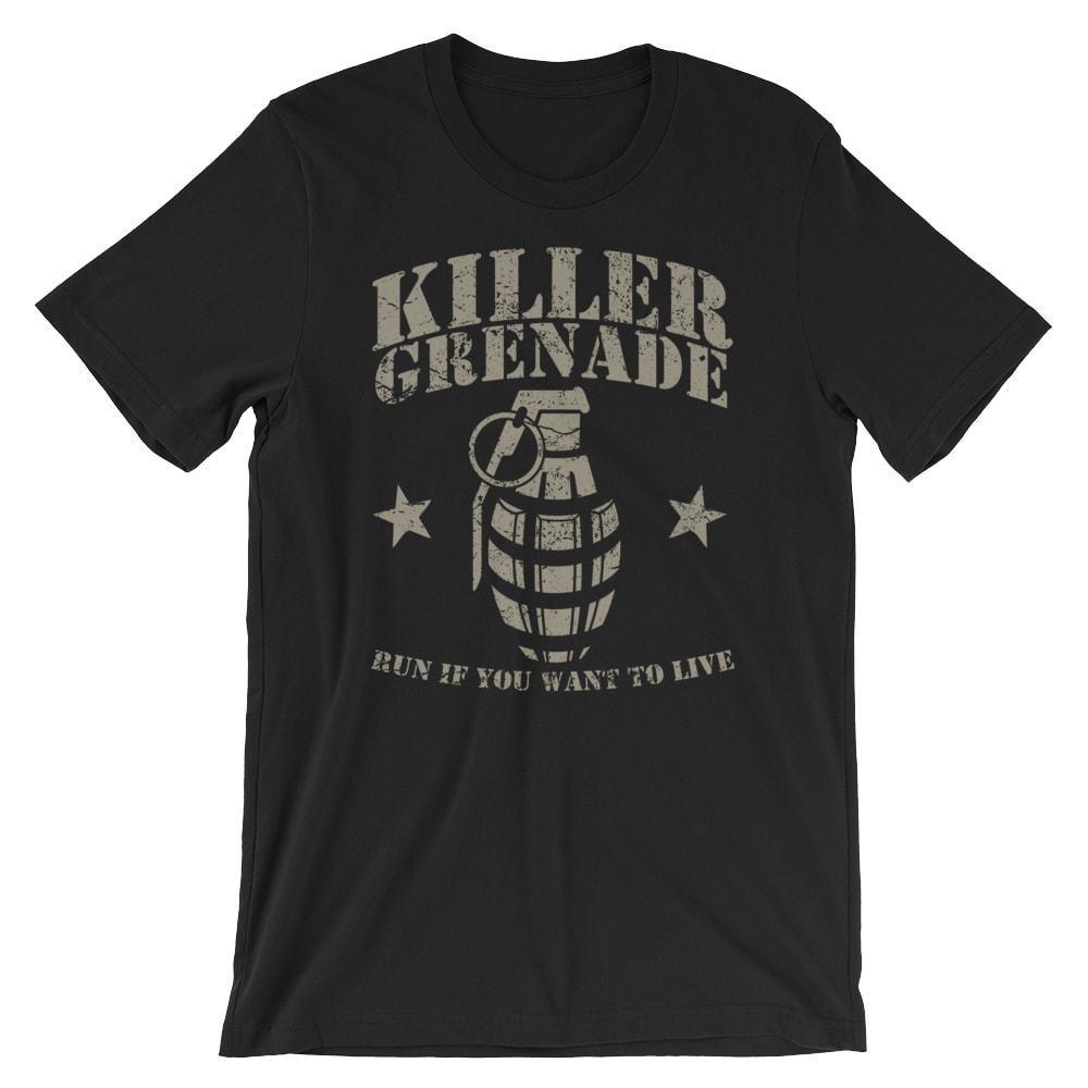 Killer Grenade T-Shirt. 100% Cotton Premium Tee NEW