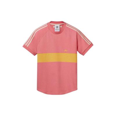 adidas X Wales Bonner Kurzarm-T-Shirt Tactile Rose Herren Oberteile Pink HL8746