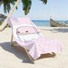 Cute cartoon M-Mamegoma Beach Towel For Beaches Yoga Studios Gyms Hot Springs Swimming Pools And Picnics