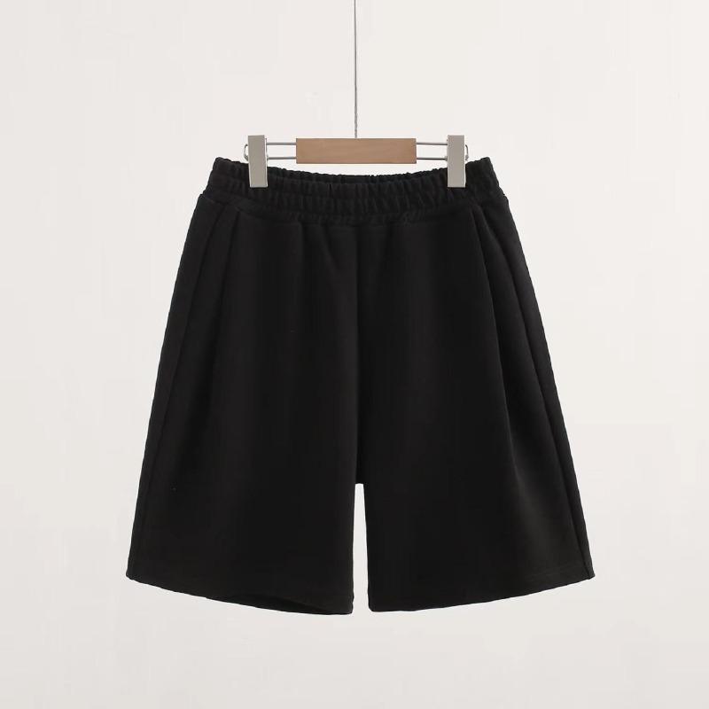 Women's summer new high-quality cotton shorts versatile and thin elastic waist wear commuter casual fashion shorts