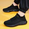 Men's Casual Sports Shoes Men's Foam Shock Absorption Sports Shoes Flying Mesh Breathable Socks Shoes