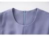 Elegant French Noblewoman Crescent Sleeve Waist-Cinched Mid-Length Dress for Women