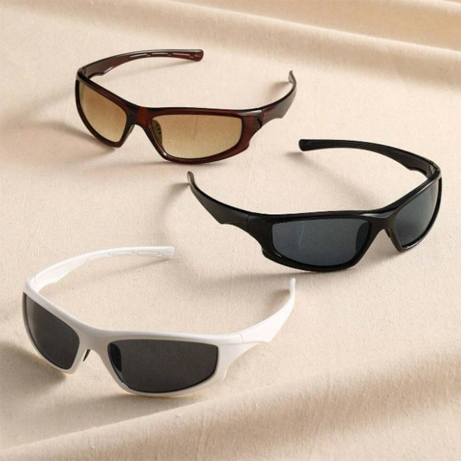 5 Stück Damen Punk Street Style Y2K Sonnenbrillen Für Rave Party Street-Pography Musikfestival Dekoration Strandaccessoires