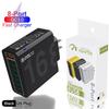 8-Port QC3.0 Fast Charging Travel Charger for Europe, America & Korea - Mobile Phone Charger