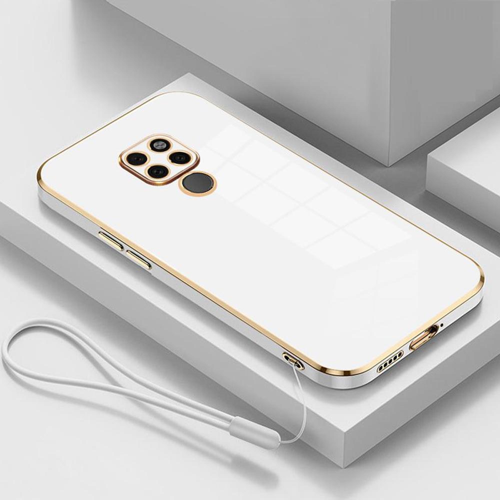 

Чехол для Huawei Mate 20 Pro Mate 20 mate20x HMA-L09 LYA-L29 EVR-L29, роскошный чехол для телефона с квадратным покрытием, противоударная задняя крышка Huawei Mate 20&Case & Strap