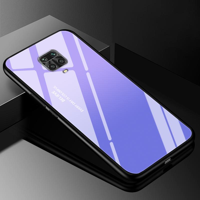 Tempered Glass Case for Xiaomi Redmi Note 9 9S 10T 10 Pro 10S 4G 5G 8 8T 8 Pro Cover Hard Case Case Redmi 12 4G TPU Bumper
