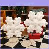 Christmas Snowflake Embroidered Plush Cushion For Holiday Decor Living Room And Sofa