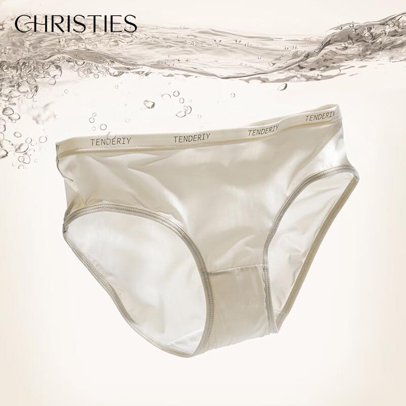 Christies Women's Antibacterial Ice Silk Seamless Briefs 4-Pack