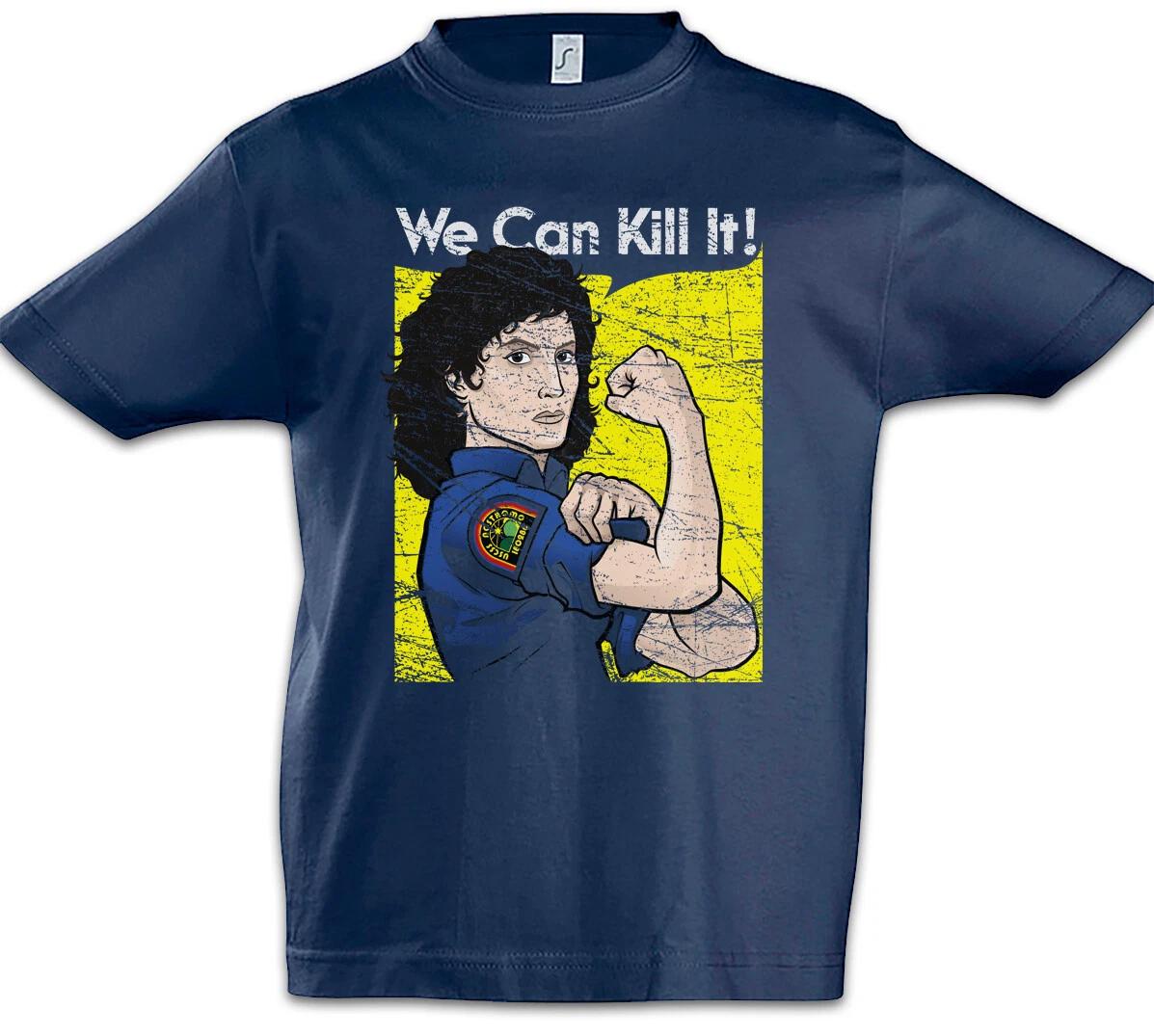 Ripley We Can Kill It Kids Boys kids boys T-Shirt Prometheus Nostromo Face Hugger 120