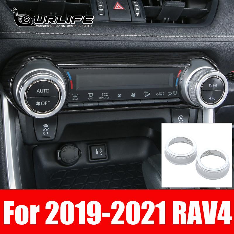 

Для Toyota RAV4 XA50 автомобильный кондиционер переменного тока ручка отделка кнопки крышка автоаксессуары 2 шт. автомобильный кондиционер переменного тока серебряный