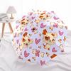 1pc Puppy Print Automatic Opening and Closing Folding Umbrella with 8 Iron Ribs - Portable, Foldable for Travel yy251124117