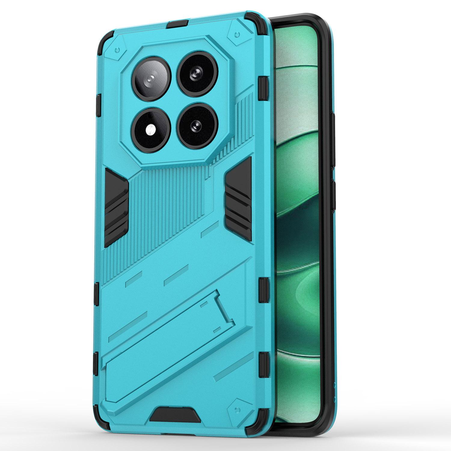 

Чохол для телефону Xiaomi Redmi Note 14 Pro 5G/Poco X7 5G, ударостійкий, з пластику та ТПУ, з підставкою Baby Blue