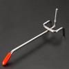 1Pcs Storage Rack Hole Board Hook Steel Wall Mount Oblique Hanger 5/7/10/15/20cm Hardware Tool Pegboard Hook for Shop Good Shelf