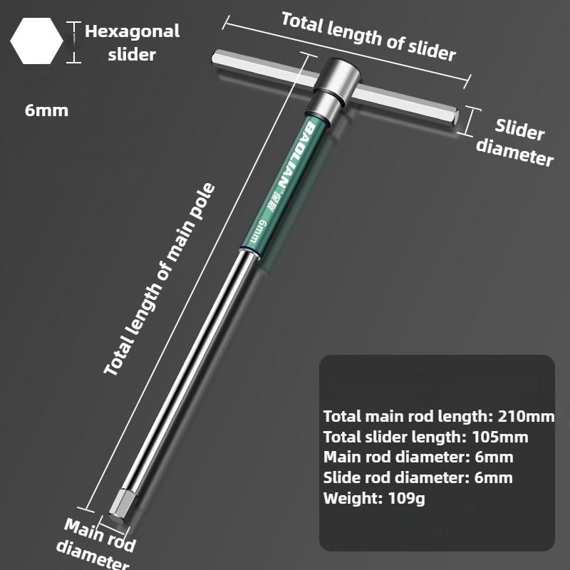 Universal Extended Wrench Tool Multi-function Hex Extended Wrench Tools Automotive Mechanical Workshop Tools Repair Manual Tools