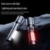 AUX High-Power Zoom Flashlight with Warning Side Light
