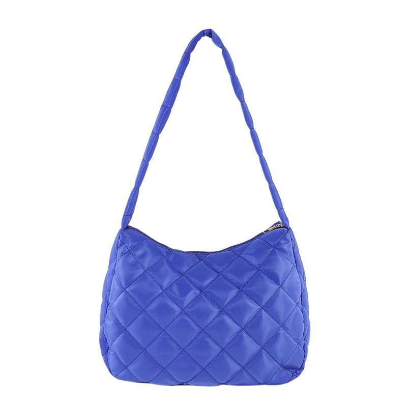 Simple Cotton Embroidery Thread Underarm Bag Women's New Textured Large-capacity Commuting Shoulder Bag Bag