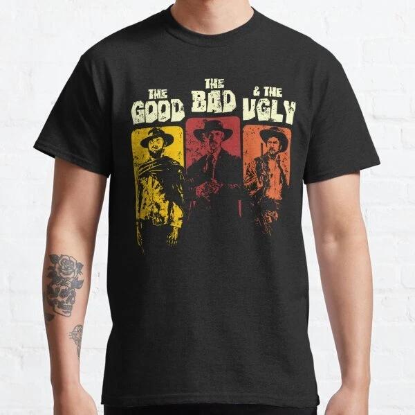 film movie birthday halloween t shirt for the good the bad the ugly fans S