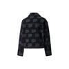 Puma Downtown Series Logo Print Double Pocket Single-Breasted Jacket Women Jacket Black 537639-01