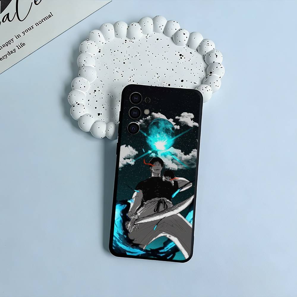 Charismatický padouch-Fushiguro Toji Černý měkký silikonový kryt na telefon pro Samsung S25, S24, S21, S22, S23, S30, Ultra, S20, Lite