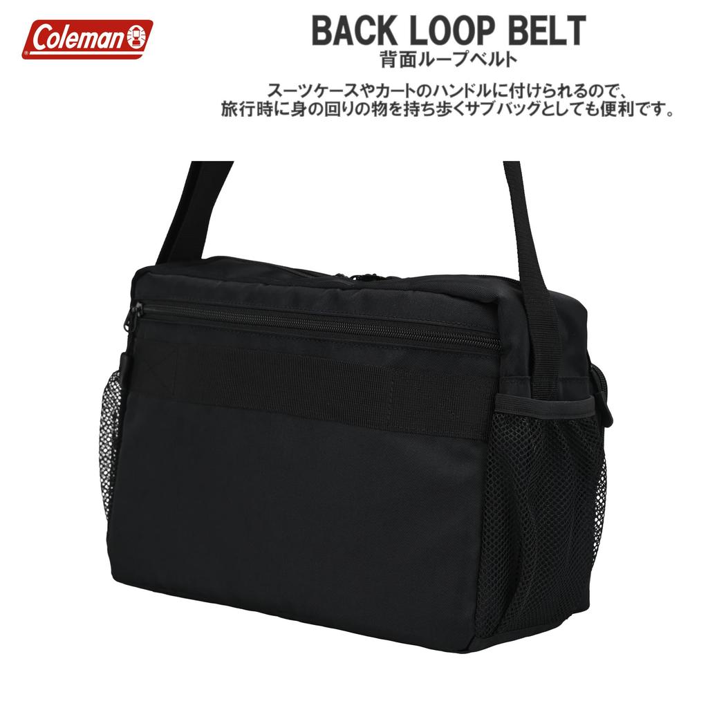 Etsumi Coleman Camera Coleman Shoulder Bag L 6L Lightweight Black & Bag, Men's & Women's VCO-8782