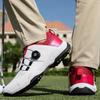Professional Anti-Skid Waterproof Golf Shoes With Knobs Buckle Unisex Footwear Lightweight Golfing Sneakers