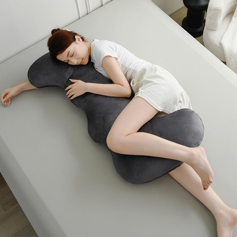 Cuscino Laterale per Gravidanza: Cuscino di Supporto per Gambe per Donne e Uomini, Lavabile