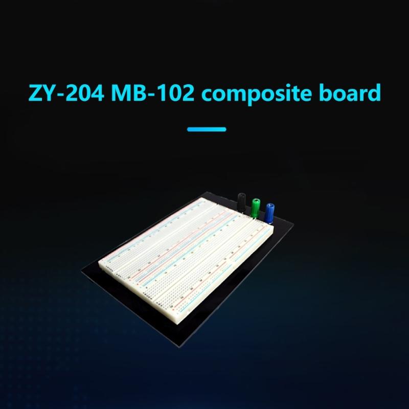 Reusable ZY-204 Breadboard Protoboard 4 Bus Test Circuit Board Connection Point 1660 Bread Board for Electrical Testing