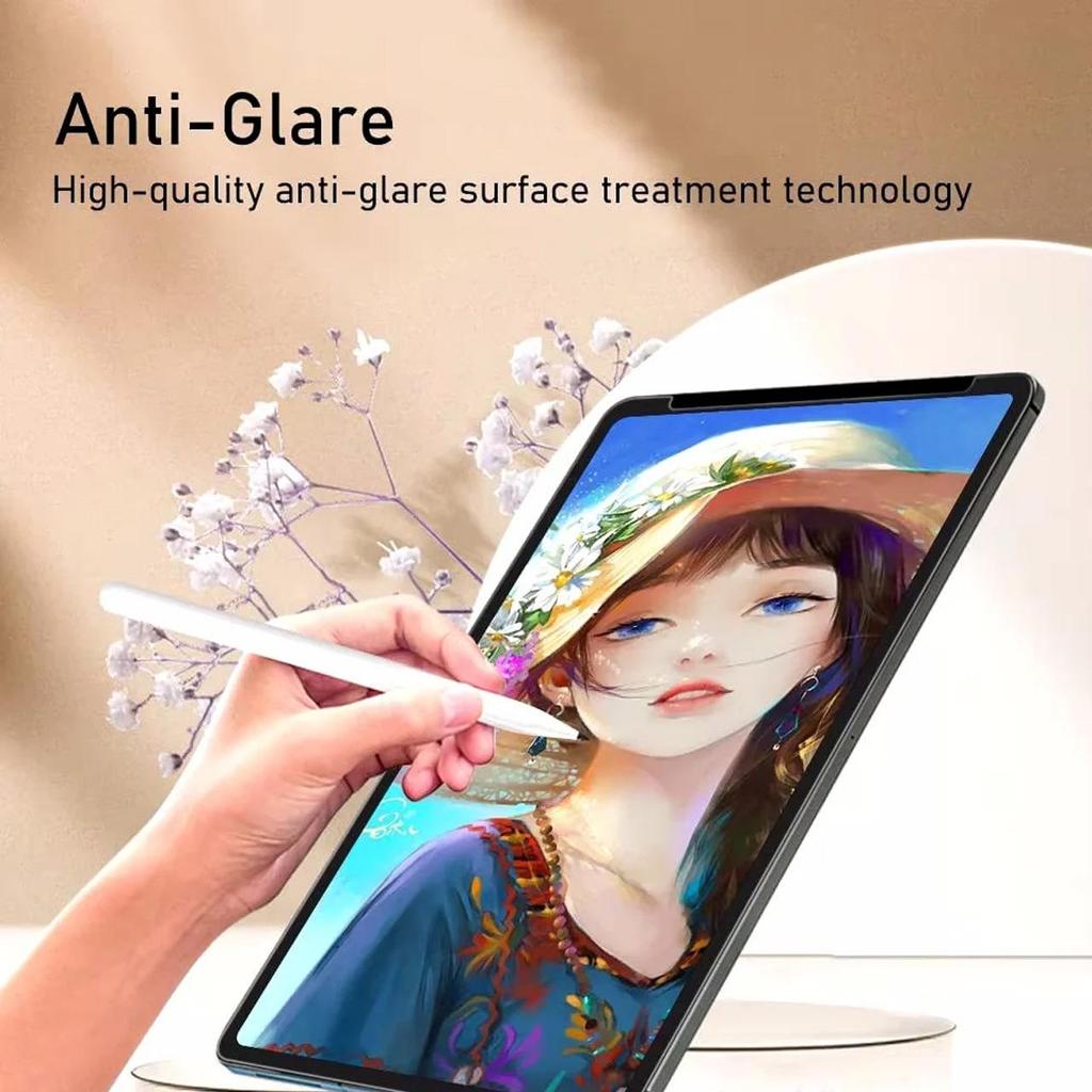 iPad Pro 11 Frame-Adhesive Paper-Like Film, Air 5 Drawing Mini 6 Nano-Adhesive Writing Film for 10.2" and 7-9 Generation.