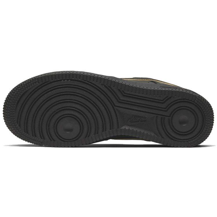 Nike Air Force 1 Low Black Gold Swoosh Women's AO2132-005