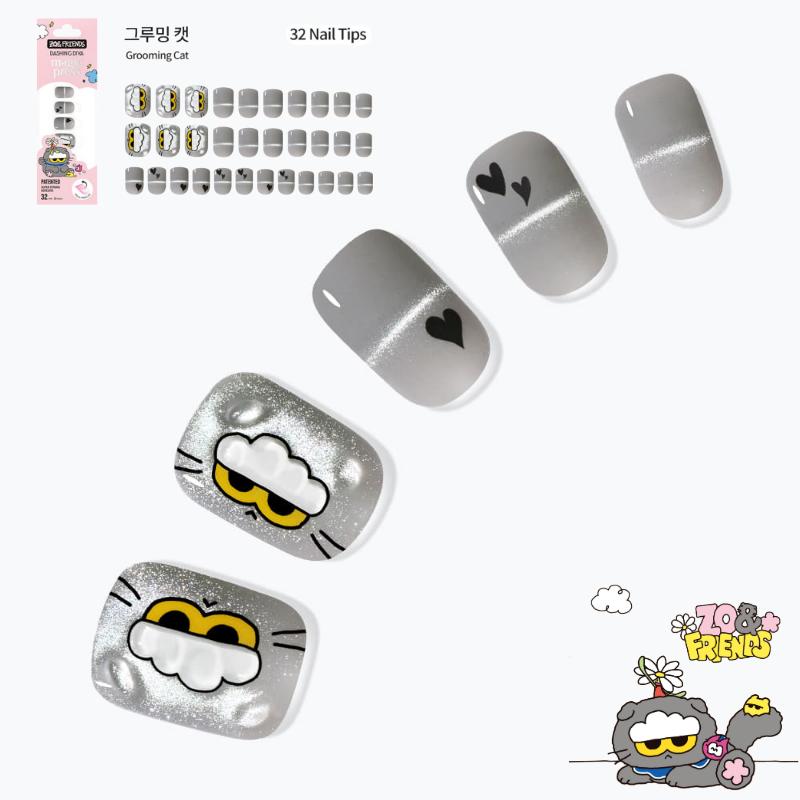 DASHING DIVA ZO&FRIENDS Official Press Nail Gel Nail Korea Edition Grooming Cat (Nail)